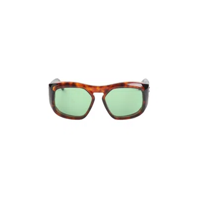 VALENTINO VALENTINO GARAVANI BROWN ACETATE SUNGLASSES