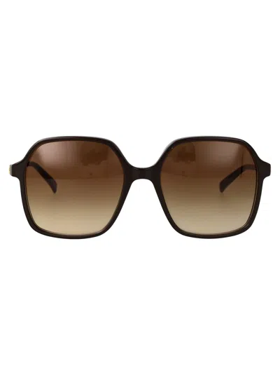 Valentino Garavani Brown Brown Brown Acetate Sunglasses