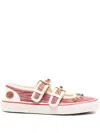 Valentino Velvet Dollyboard Ballerina Sneaker In Pink