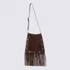 Valentino Garavani Brown Leather Crossbody Bag In Brown