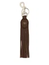 Valentino Garavani Brown Leather Key Holders