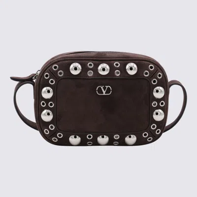 Valentino Garavani Nellcote Shoulder Bag In Brown