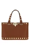 Valentino Gravani Rockstud Handbag In Brown