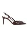 Valentino Pump  Woman Color Brown In Burgundy