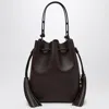 Valentino So Seau Tasseled Leather Bucket Bag In Brown