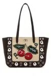 Valentino Garavani Multicolor Leather Nellcote Totes