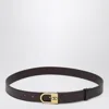 Valentino Brown Vlogo Signature Belt In Brown