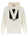 Valentino Garavani White Cotton Sweatshirt In Neutral