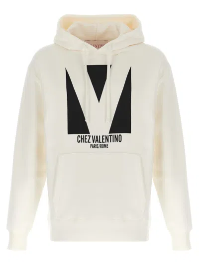VALENTINO VALENTINO GARAVANI BRUSHED COTTON OVERSIZED HOODIE