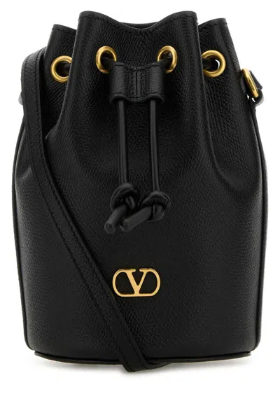 Valentino Garavani Bucket Bags In Black