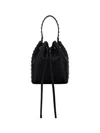 Valentino Garavani Women Drawstring Bucket Bag In Black