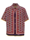 Valentino Bulles Royales Cotton Shirt In Multi