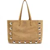 Valentino Nellcote Large Suede Leather Tote