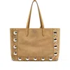 Valentino Nellcote Large Suede Leather Tote