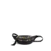 Valentino Stud-embellished Belt Bag In Black