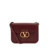 Valentino Garavani Burgundy Leather 9to5 Shoulder Bag In Red