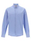 Valentino Camicia Maniche Lunghe Vlogo Signature Shirts Light Blue In Light Blue