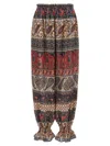 Valentino Garavani Cachemire Voyage Imaginaire Print Silk Georgette Pants In Multi