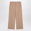 Valentino Garavani Camel-coloured Trousers In Brown