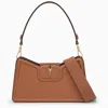 Valentino Garavani Camel Leather Vlogo Shoulder Bag