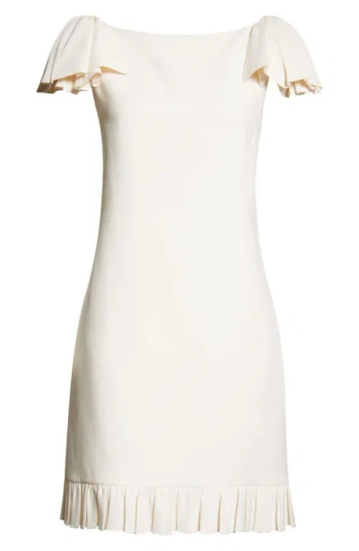 VALENTINO VALENTINO GARAVANI CAP SLEEVE CREPE COUTURE MINIDRESS