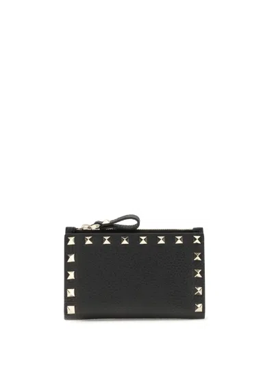 Valentino Garavani Card Wallet In Black