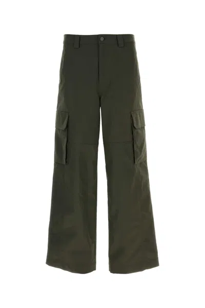 Valentino Garavani Cargo Pant In Polyester-blend Fabric In Green