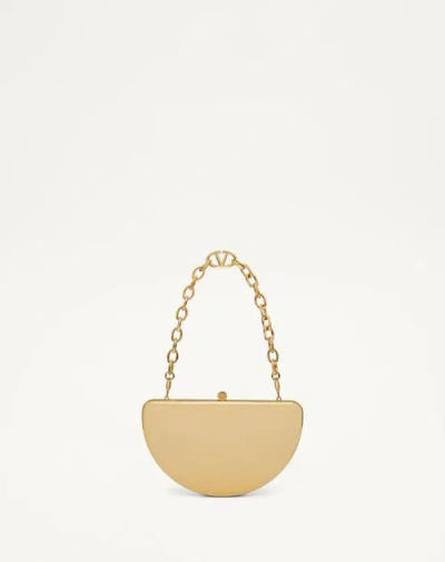 Valentino Garavani Carry Secrets Metal Clutch Woman Gold Uni