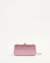 Valentino Garavani Carry Secrets Rhinestone Minaudiere Woman Light Pink Uni