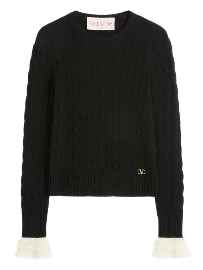 Valentino Garavani Cashmere Sweater In Green