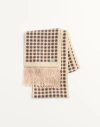 Valentino Garavani Chamber Silk Bandeau Scarf With Fringe In Multicolour
