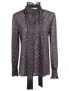 Valentino Garavani Cherry Print Shirt In Multi
