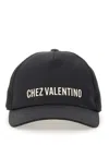 Valentino Cotton Baseball Cap With Embroidery