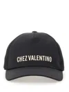 Valentino Cotton Baseball Cap With Embroidery