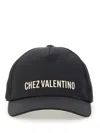 Valentino Garavani Chez Valentine Baseball Hat In Black