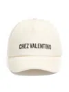 Valentino Garavani Cotton Baseball Cap In Neutral