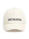 Valentino Baseball Cap With Embroidery In Neutral