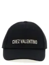 Valentino Cotton Baseball Cap With Embroidery