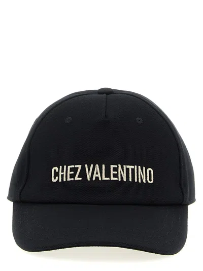 Valentino Garavani 'chez Valentino' Cap In Black