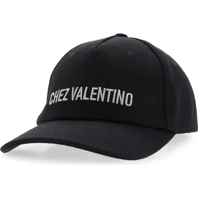 Valentino Garavani Chez Valentino Embroidered Baseball Cap
