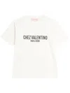 Valentino Cotton Crew Neck T-shirt With Graphic Print