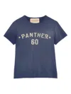 Valentino Crew Neck Graphic And Text Design In Blue