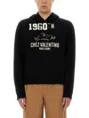 Valentino Garavani Hoodie With Logo Print In Black