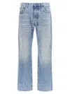 Valentino Men's Straight-leg Jeans In Light Blue
