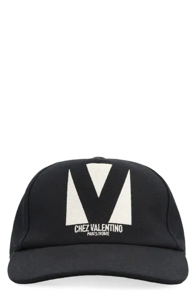 VALENTINO GARAVANI VALENTINO GARAVANI CHEZ VALENTINO LOGO BASEBALL CAP