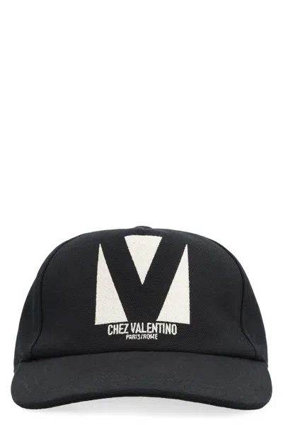 VALENTINO GARAVANI VALENTINO GARAVANI CHEZ VALENTINO LOGO BASEBALL CAP
