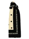 Valentino Garavani  Garavani 'chez ' Scarf In Black