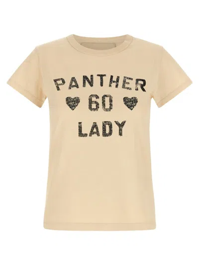 Valentino Graphic Print Crew Neck Text Detail T-shirt In Yellow