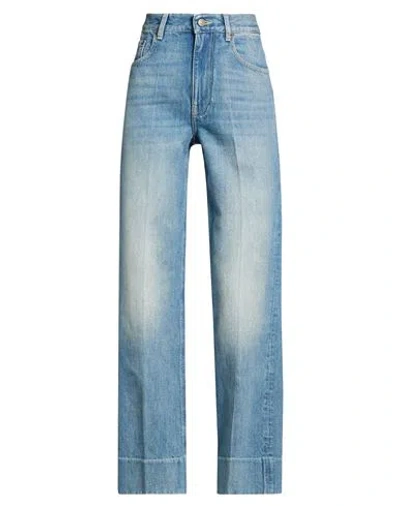 Valentino Garavani Chez  Woman Jeans Blue Size 28 Cotton