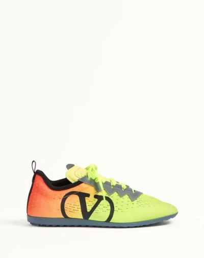 VALENTINO GARAVANI VALENTINO GARAVANI CHROMATHON TRAINER IN TECHNICAL FABRIC
